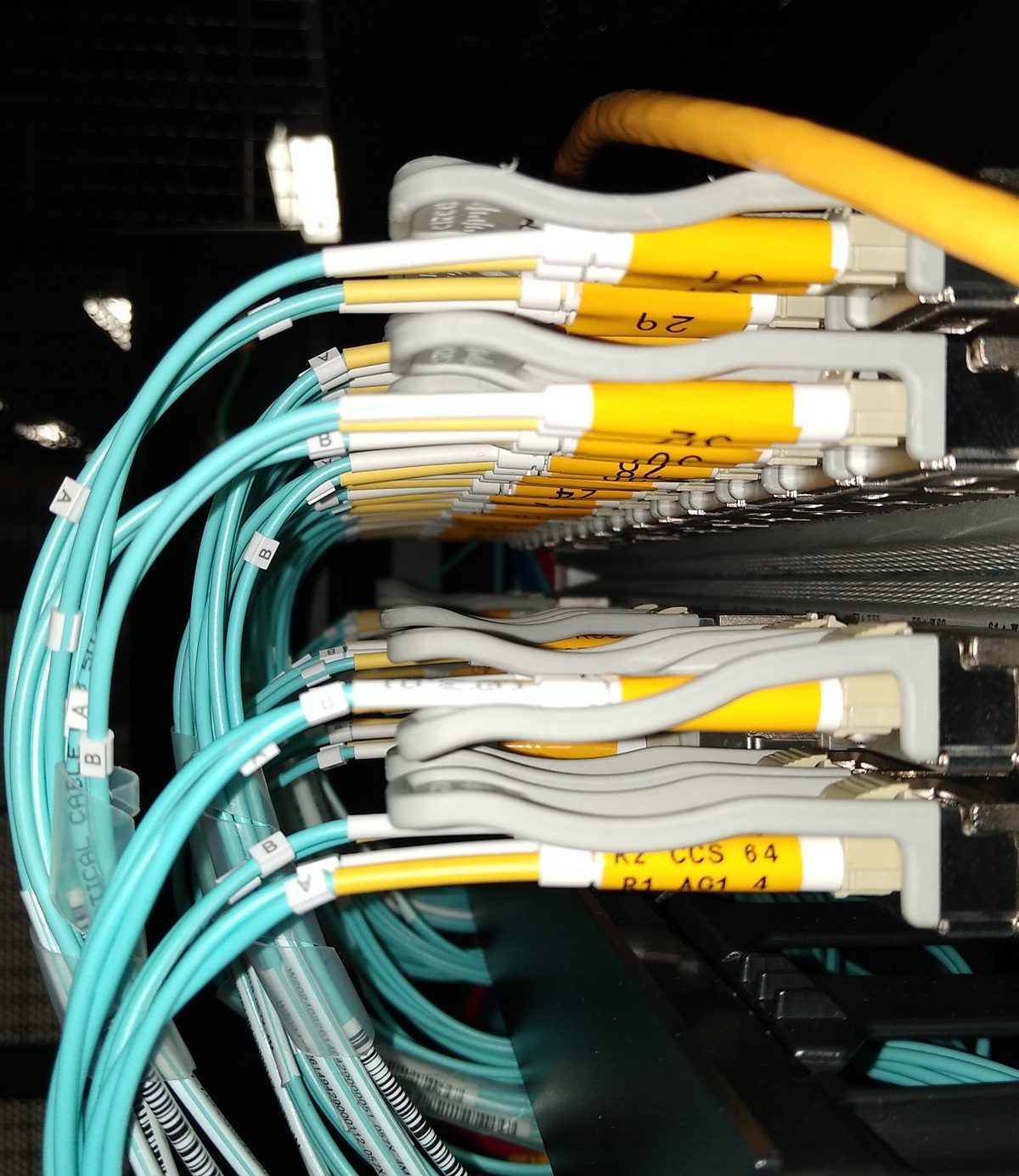 Fiber Up Close In Sharktech Las Vegas Datacenter