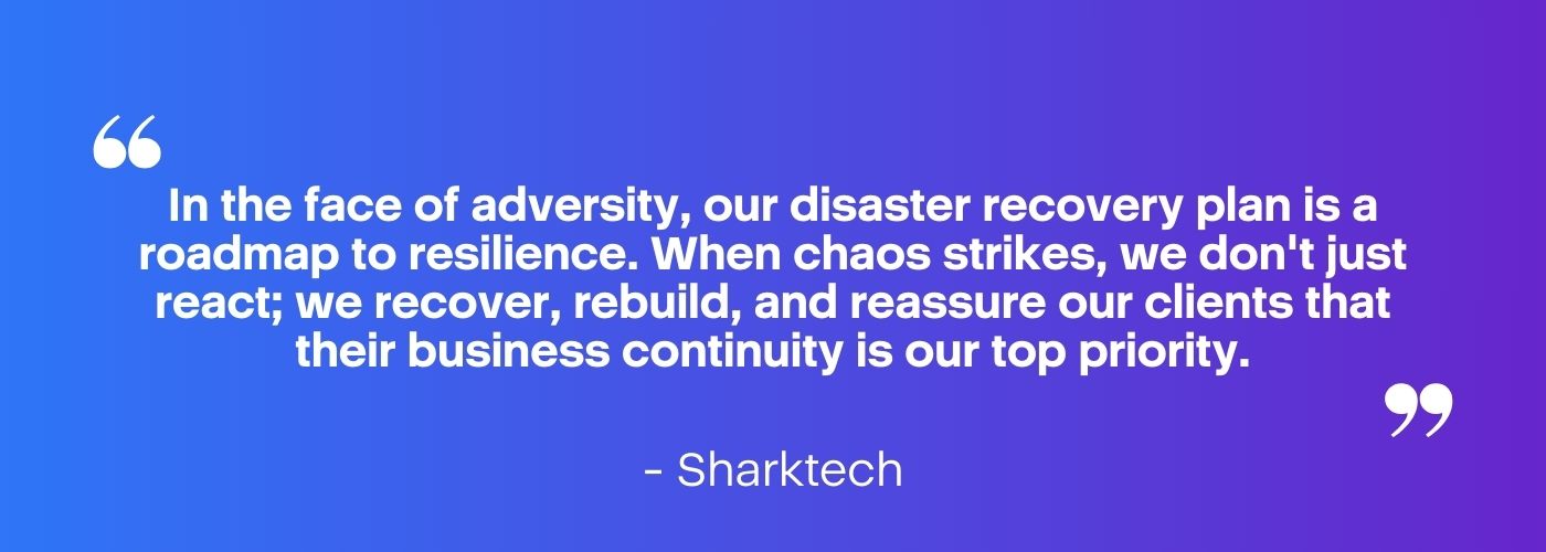 What Should Be In A Disaster Recovery Plan